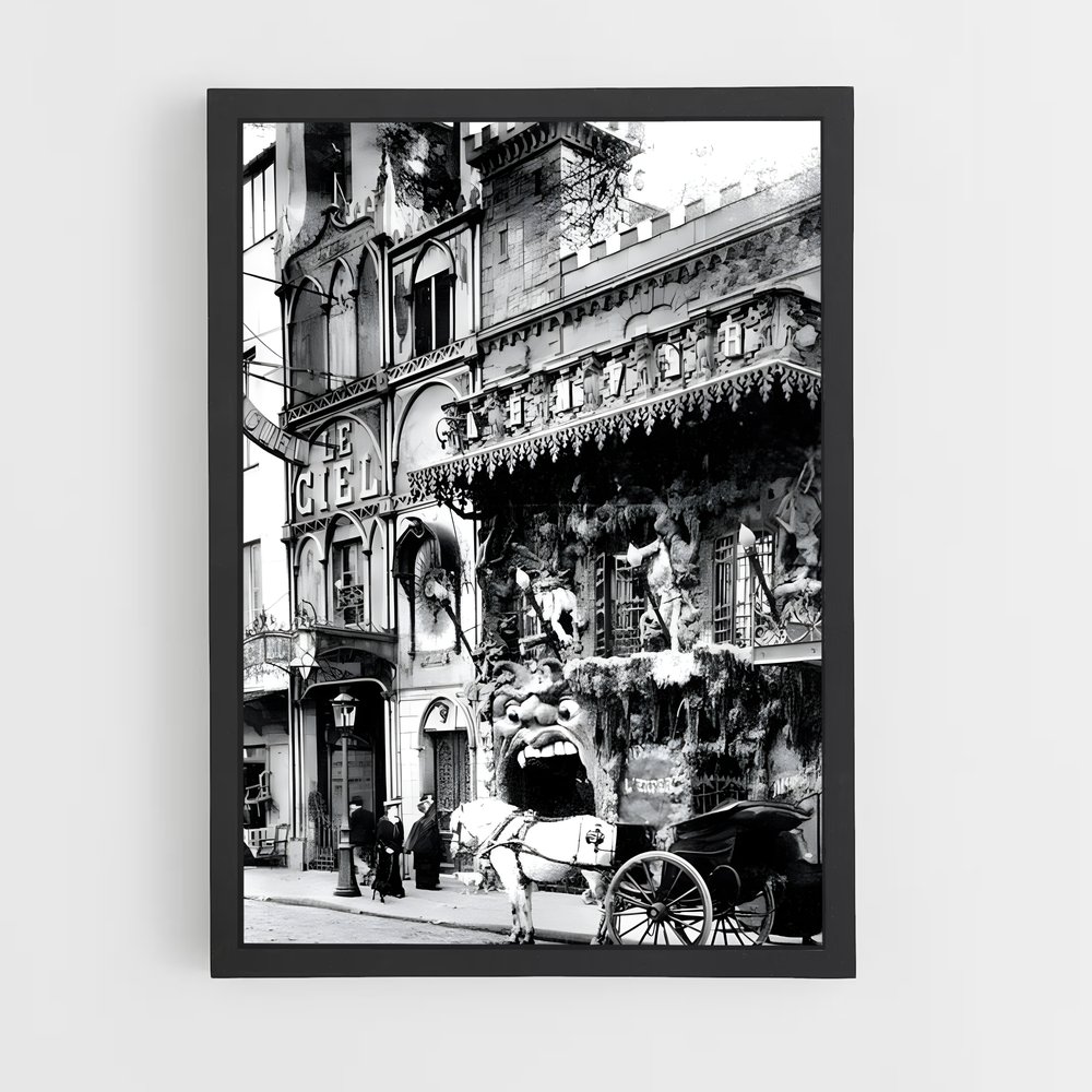 Poster La Calèche Parisienne – affiche Jeux Olympiques (vue 2)